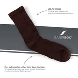 Tick & Mosquito Repellent Sports Socks - Brown / 3 Pairs