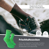 Tick & Mosquito Repellent Sports Socks – Grass Green / 3 Pairs